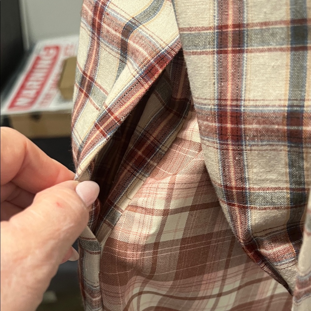 Elegant Plaid Long Sleeve Dress - Picture 4 of 6